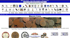 Desktop Screenshot of masoniccoins.com